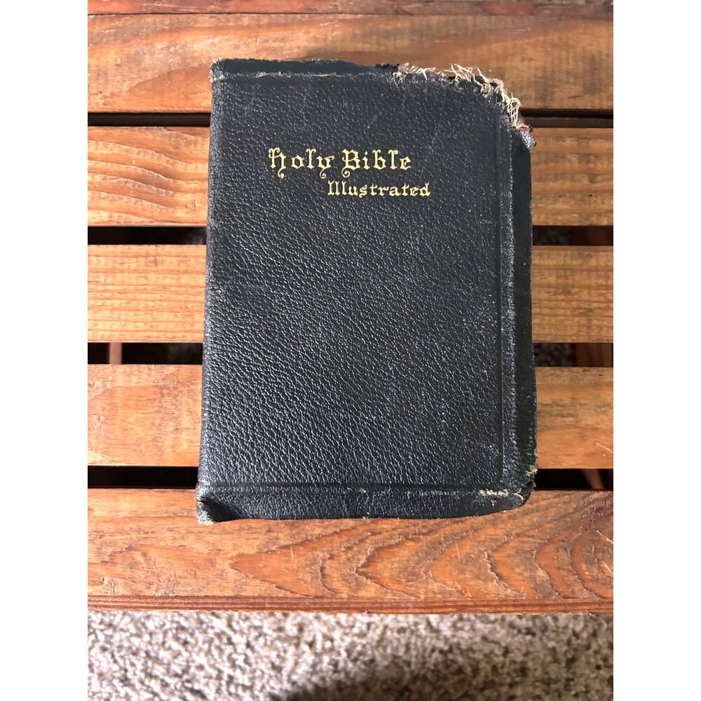 Vintage Holy Bible Illustrated Self Pronouncing edition Pentecostal Publishing